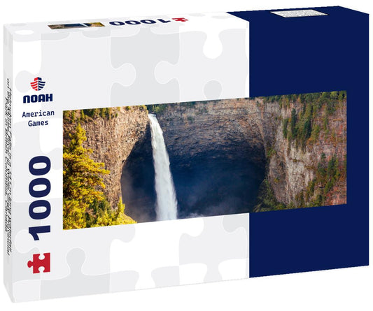 Noah Jigsaw Puzzle Helmcken Falls is a 141 m long waterfall on the Murtle River in Wells Grey Provincial Park in British Columbia, Canada panorama 1000 pieces