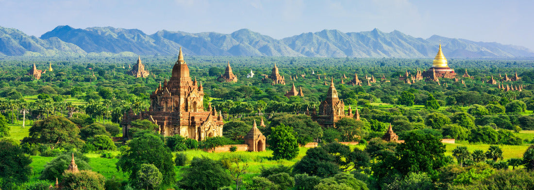 Noah Jigsaw Puzzle Bagan, Myanmar temples in the Archaeological Zone panorama 1000 pieces