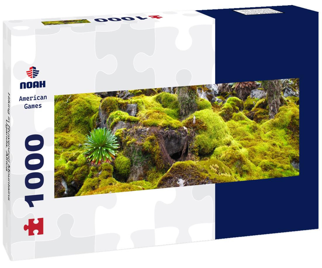 Noah Jigsaw Puzzle Hiking in Ruwenzori Mountains, Uganda, Africa panorama 1000 pieces