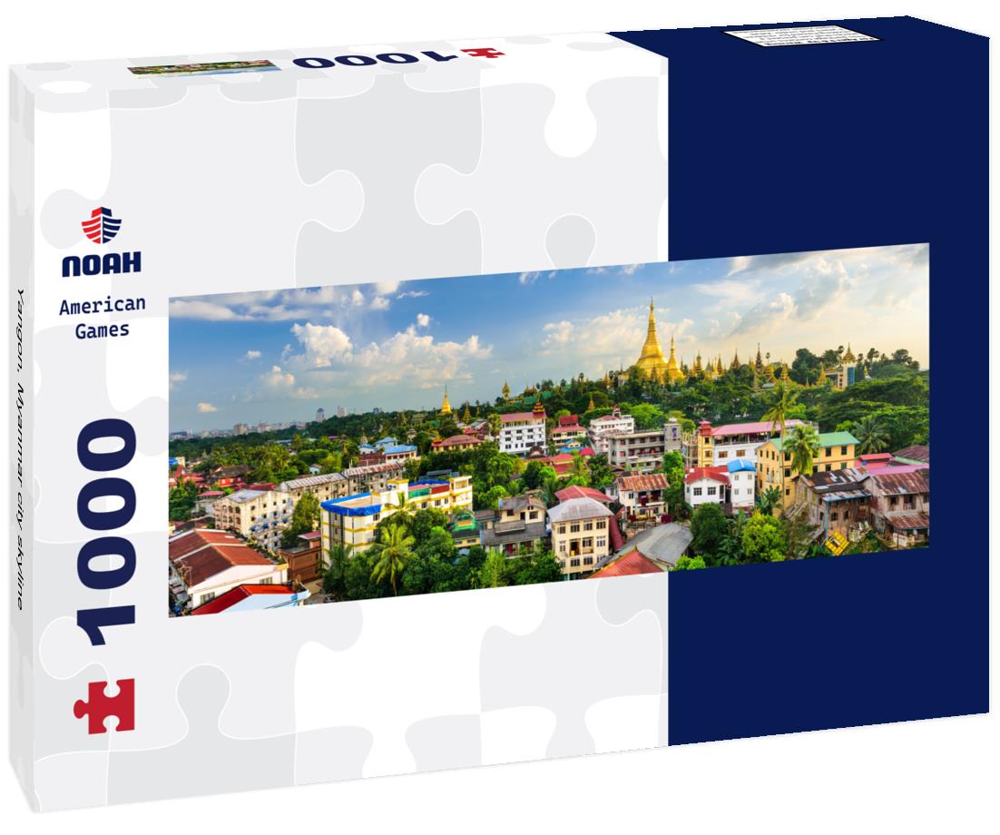 Noah Jigsaw Puzzle Yangon, Myanmar city skyline panorama 1000 pieces