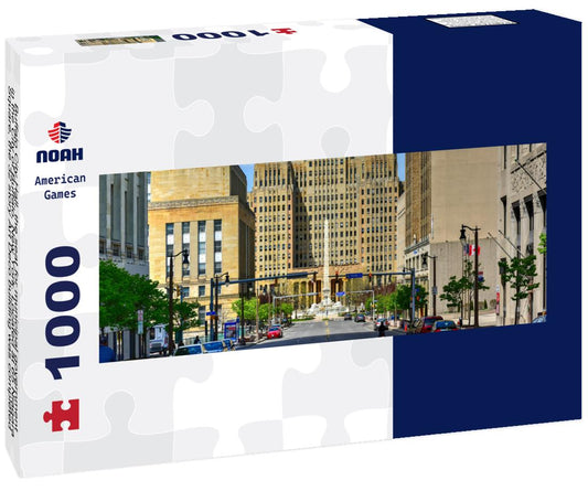 Noah Jigsaw Puzzle Buffalo City Hall, the seat for municipal government in the City of Buffalo, New York. Located at 65 Niagara Square, the 32 story Art Deco building was completed in 1931 by Dietel, Wade & Jones panorama 1000 pieces