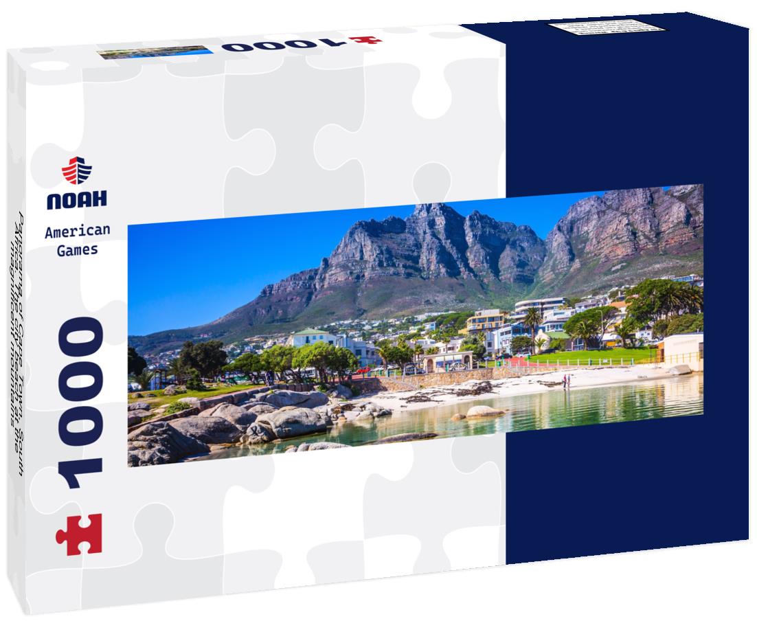Noah Jigsaw Puzzle Panorama of Cape Town, South Africa. The city beach at the magnificent mountains panorama 1000 pieces