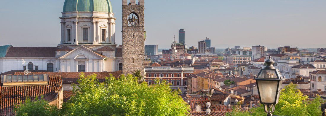 Noah Jigsaw Puzzle Brescia - Duomo Cupola over the city in evening light panorama 1000 pieces