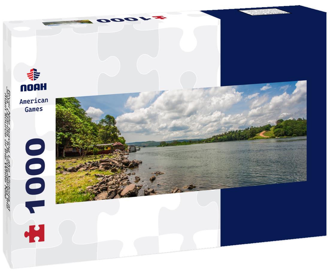 Noah Jigsaw Puzzle River Nile leaving Lake Victoria at Jinja, Uganda. It is considered the main source of the White Nile panorama 1000 pieces