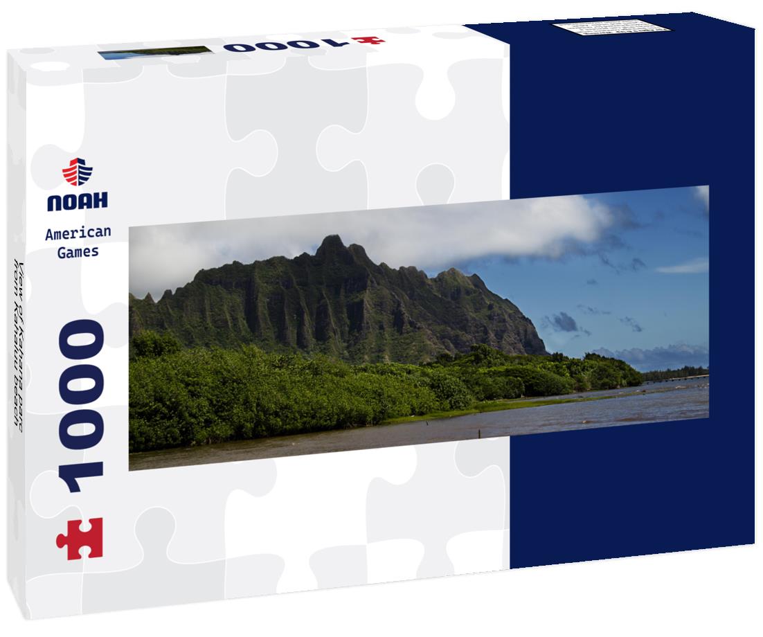 Noah Jigsaw Puzzle View of Kahana parc from Kahaluu beach panorama 1000 pieces