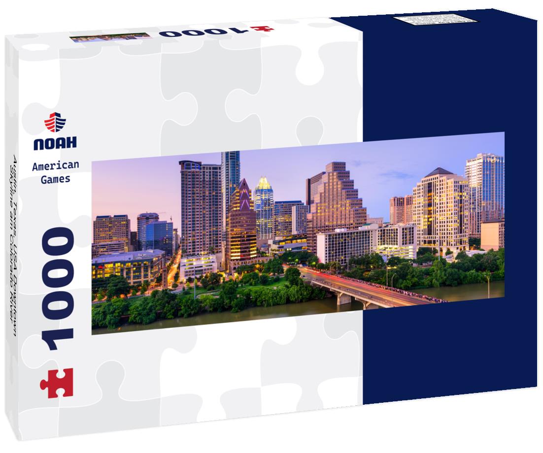Noah Jigsaw Puzzle Austin, Texas, USA Downtown Skyline am Colorado River panorama 1000 pieces