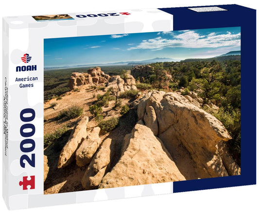 Noah Jigsaw Puzzle Indian ruins in Walnut Canyon National Monument, Arizona, USA 2000 pieces