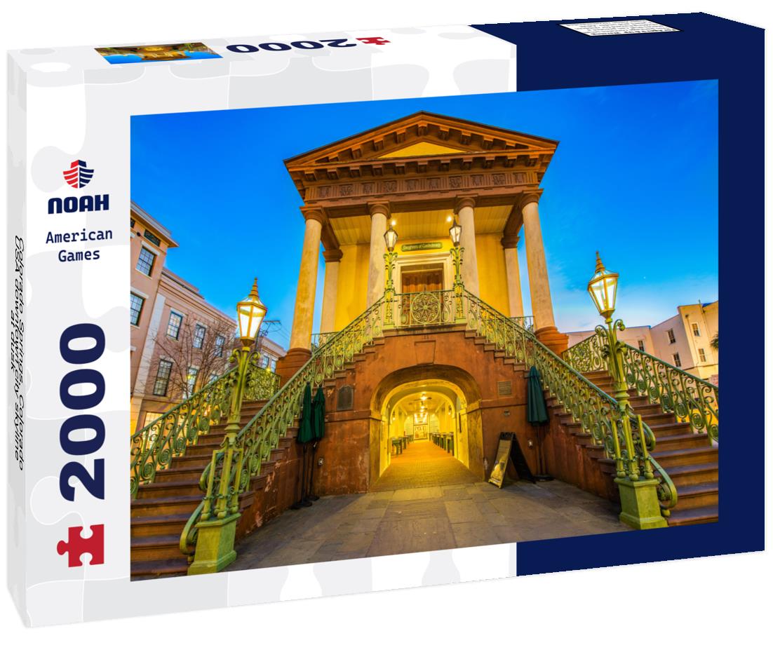 Noah Jigsaw Puzzle Colorado Springs, Colorado, USA downtown city skyline at dusk 2000 pieces