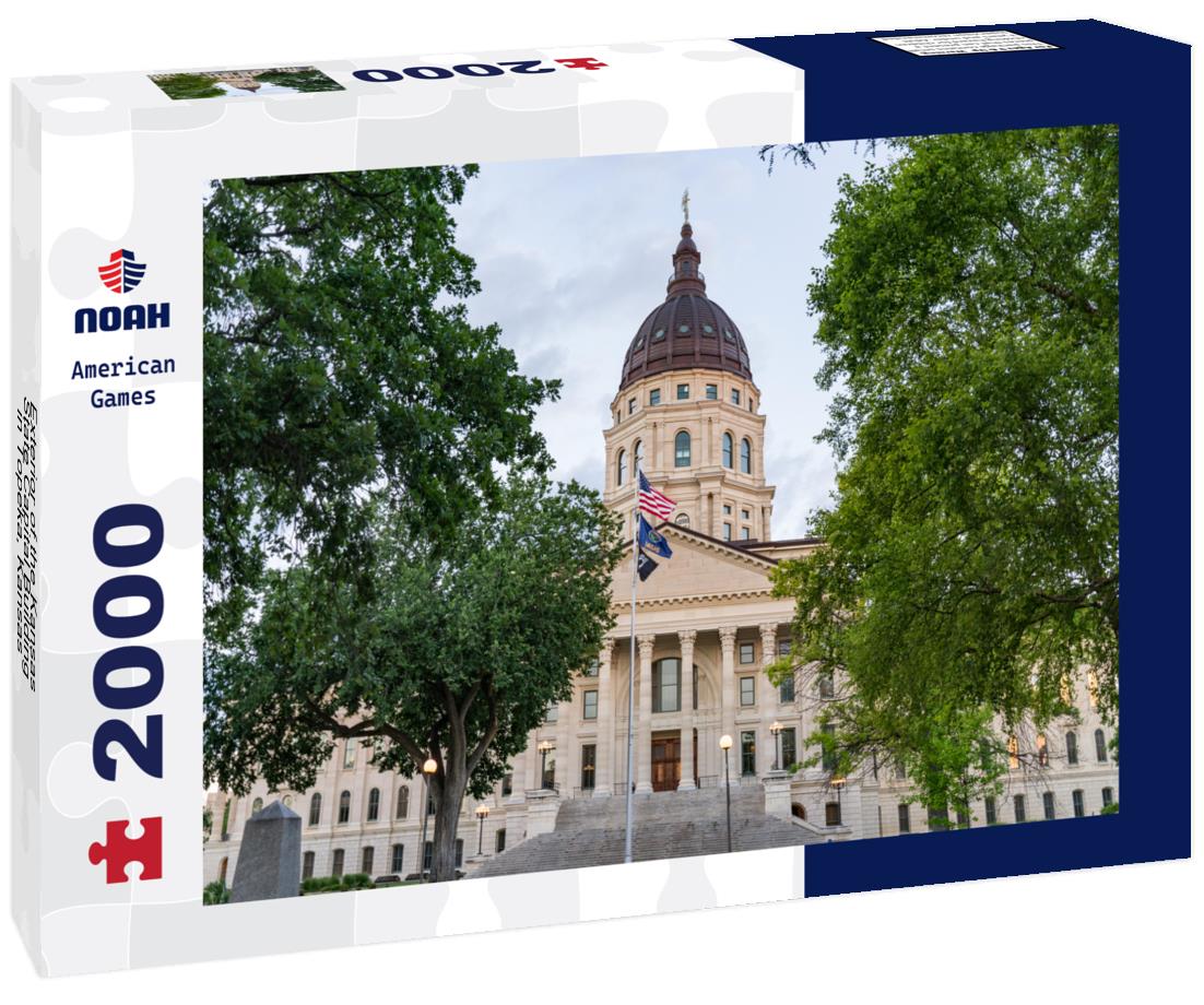 Noah Jigsaw Puzzle Exterior of the Kansas State Capital Building in Topeka, Kansas 2000 pieces