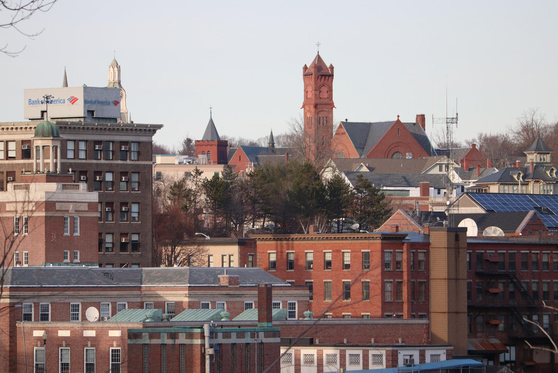 Noah Jigsaw Puzzle Haverhill MA - A view of the city from across the Merrimack River 2000 pieces
