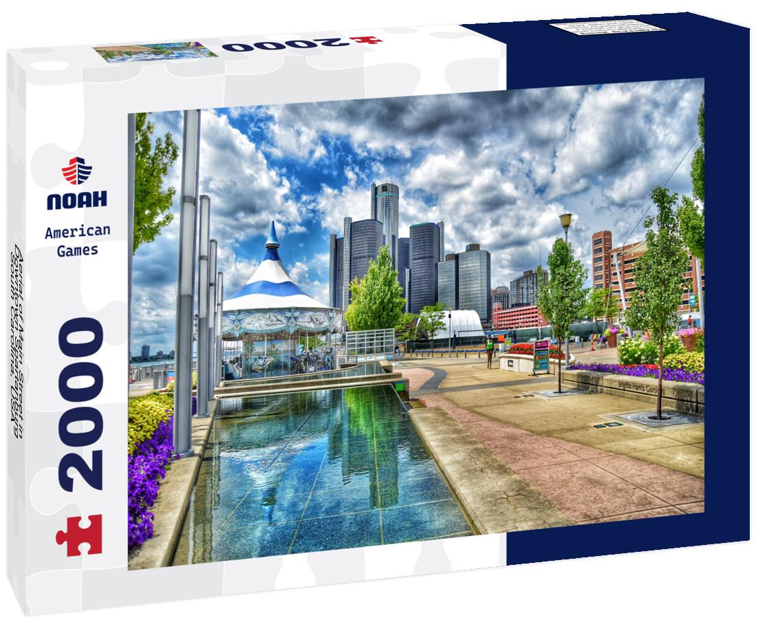 Noah Jigsaw Puzzle Aerial of Main Street in Downtown Spartanburg, South Carolina, USA 2000 pieces