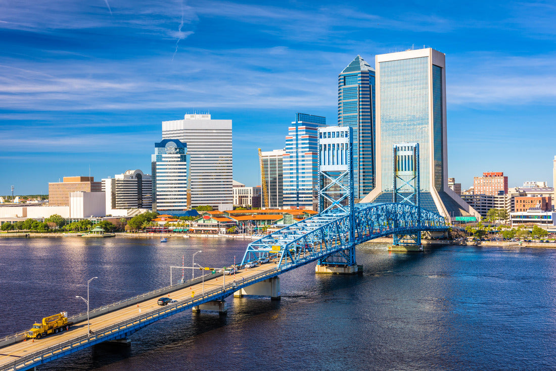 Noah Jigsaw Puzzle Jacksonville, Florida, USA Downtown skyline at dusk over St. Johns River 2000 pieces
