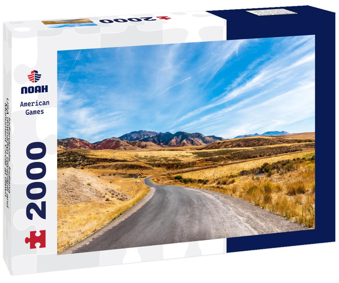 Noah Jigsaw Puzzle Indianapolis, Indiana, USA downtown cityscape and Monument Circle at dawn 2000 pieces