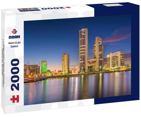 Noah Jigsaw Puzzle West Palm Beach, Florida, USA Skyline on the intracoastal waterway at dusk 2000 pieces