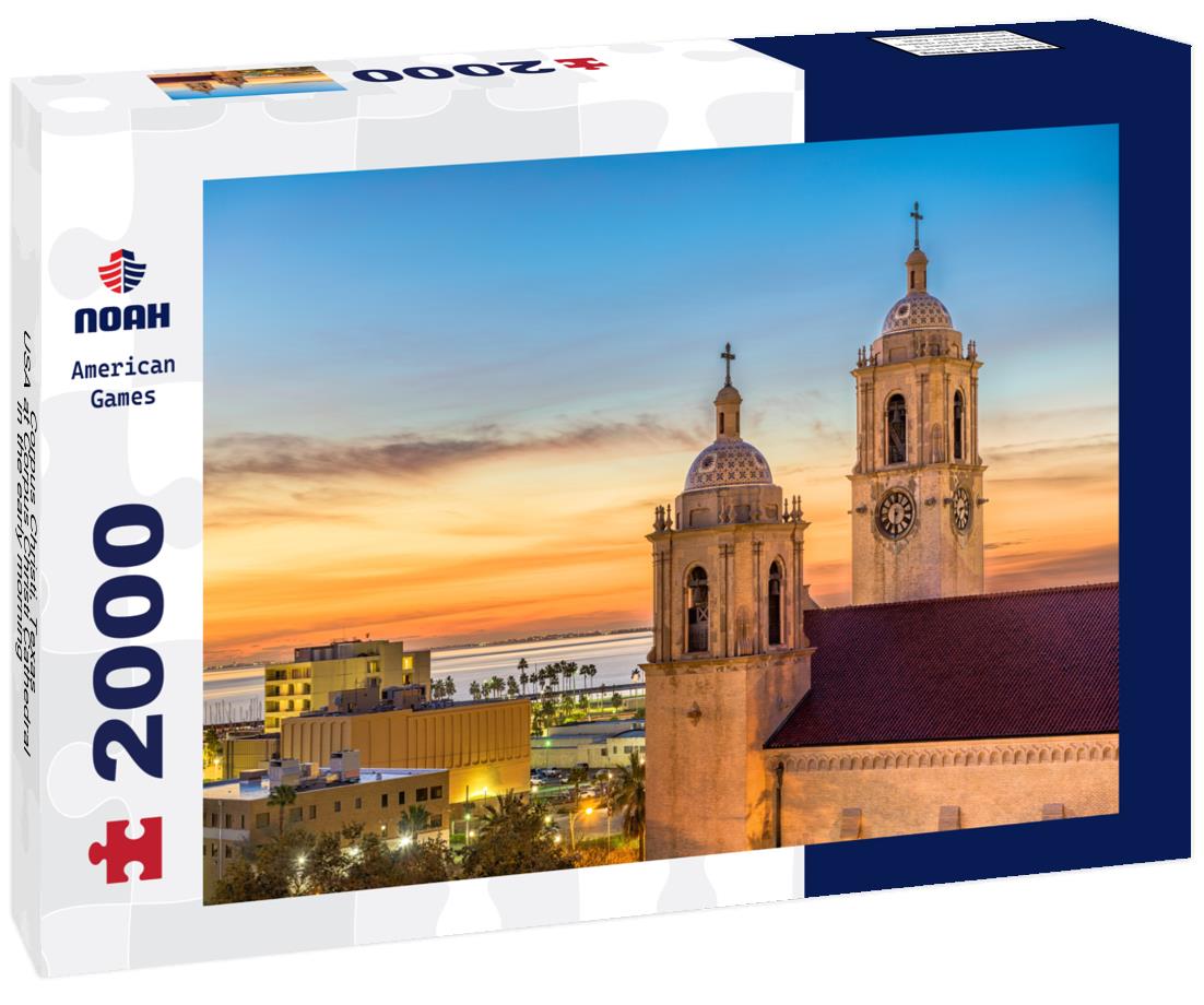 Noah Jigsaw Puzzle Corpus Christi, Texas, USA at Corpus Christi Cathedral in the early morning 2000 pieces