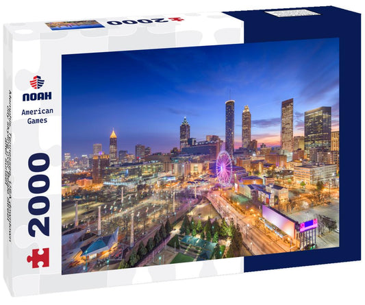 Noah Jigsaw Puzzle Memphis, Tennessee, USA downtown city skyline over Beale Street after sunset 2000 pieces