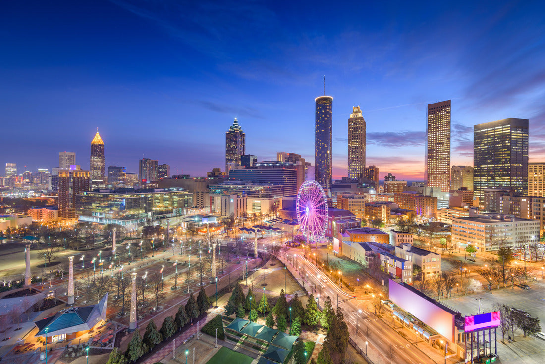 Noah Jigsaw Puzzle Memphis, Tennessee, USA downtown city skyline over Beale Street after sunset 2000 pieces