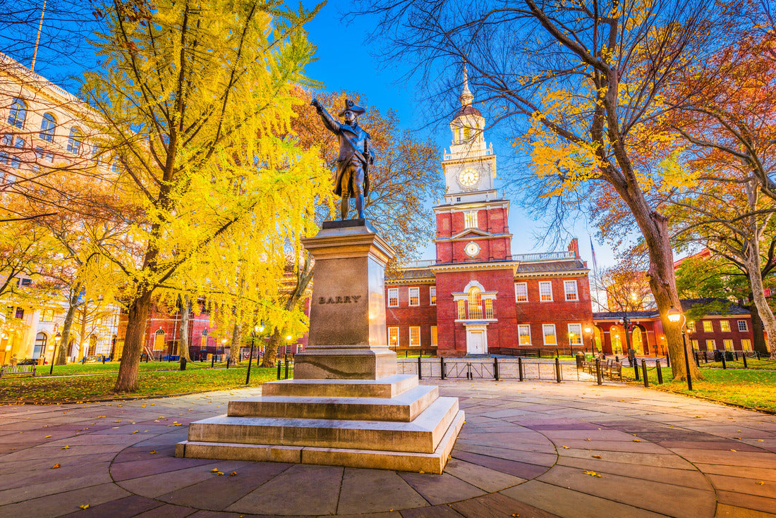 Noah Jigsaw Puzzle Philadelphia, Pennsylvania, USA, in the fall season at historic Independence Hall 2000 pieces