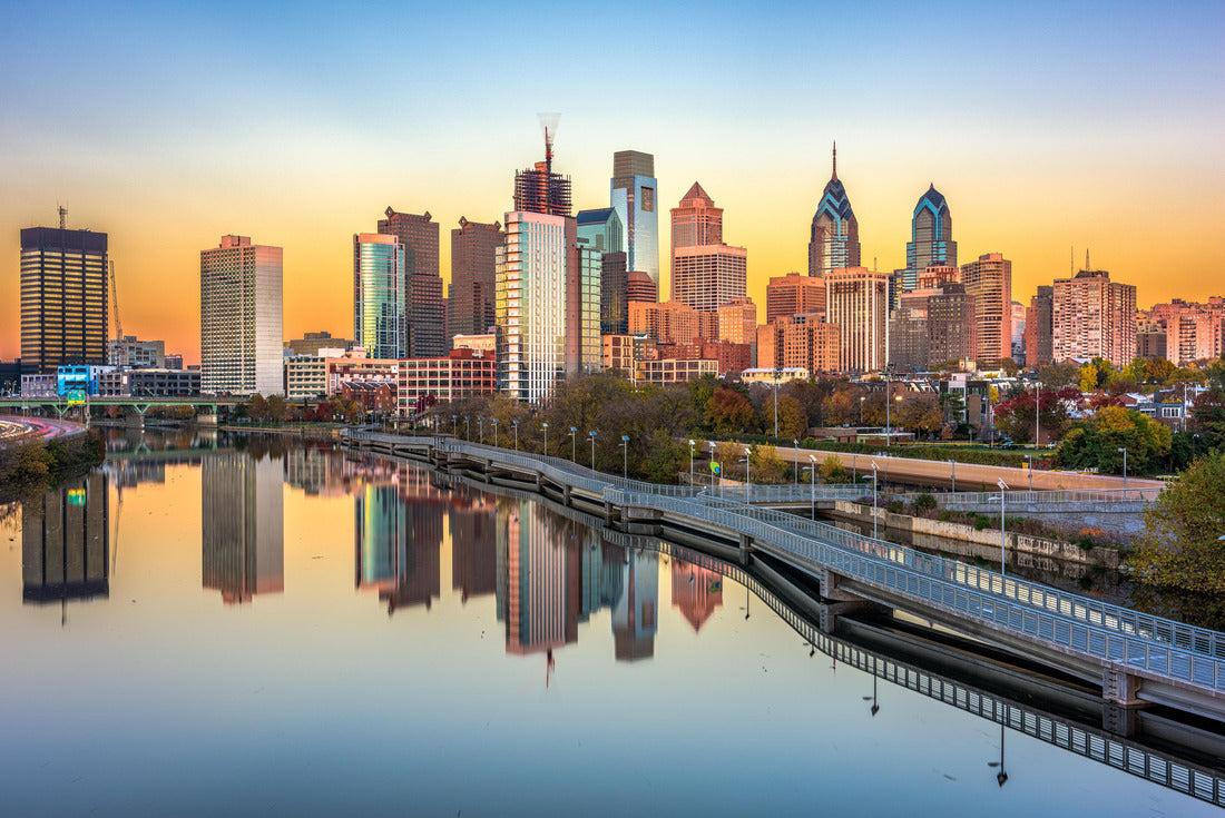 Noah Jigsaw Puzzle Philadelphia, Pennsylvania, USA Skyline in the city center at dusk on the Schuylkill River 2000 pieces
