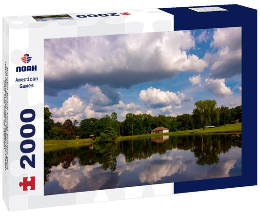 Noah Jigsaw Puzzle Boynton Beach Florida Sunrise Blick nach Norden mit dem Ozean im Osten und The Inlet im Westen 2000 pieces