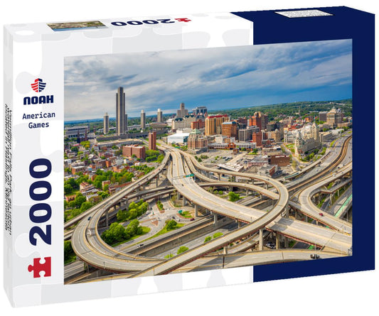 Noah Jigsaw Puzzle Vermillion Falls Park, an urban waterfall next to an old factory located in Hastings, Minnesota 2000 pieces