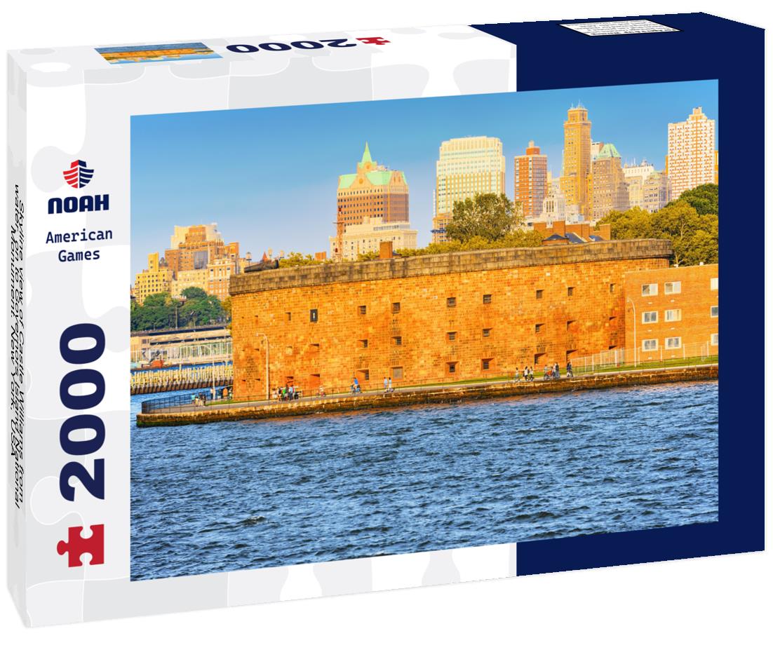 Noah Jigsaw Puzzle Skyline view of Castle Williams from water, on to Governors Island National Monument. New York, USA 2000 pieces