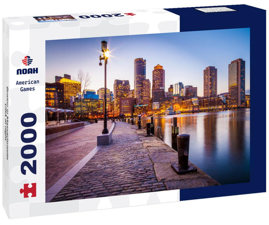 Noah Jigsaw Puzzle Boston in Massachusetts, USA at night 2000 pieces