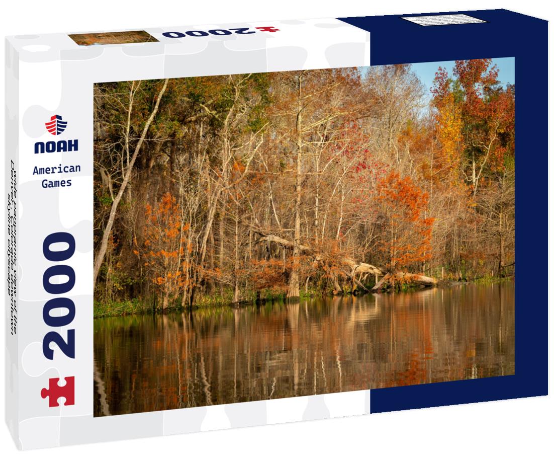 Noah Jigsaw Puzzle wide panoramic view of the Denver , Colorado downtown skyline cityscape 2000 pieces