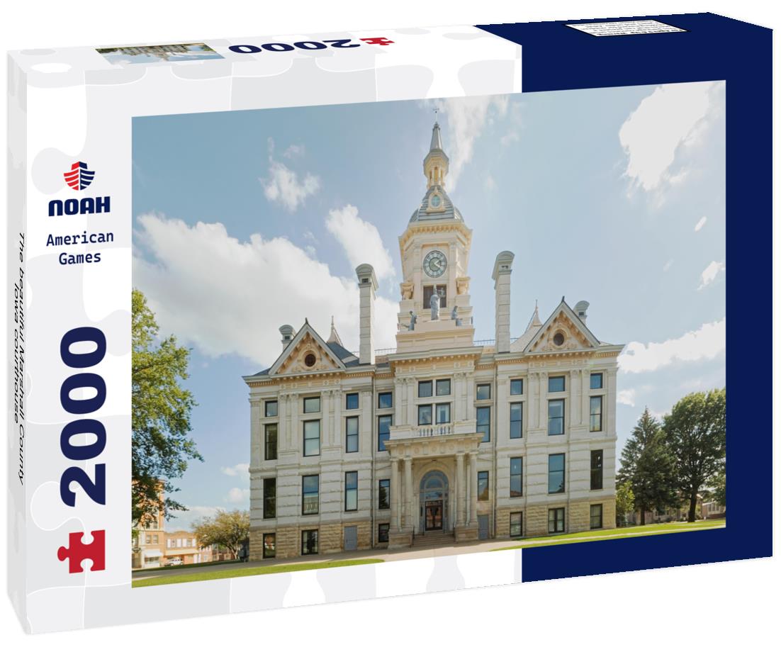 Noah Jigsaw Puzzle The beautiful Marshall County, Iowa courthouse 2000 pieces