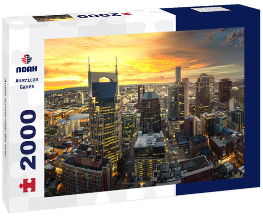 Noah Jigsaw Puzzle Austin sunset near the river 2000 pieces