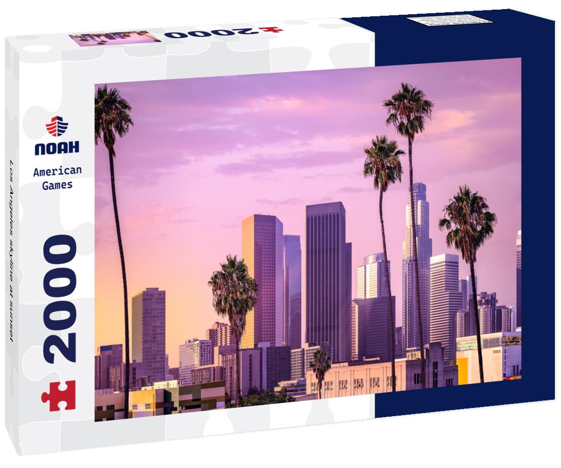 Noah Jigsaw Puzzle Los Angeles skyline at sunset 2000 pieces