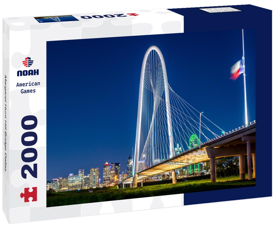 Noah Jigsaw Puzzle Margaret Hunt Hill Bridge Dallas 2000 pieces