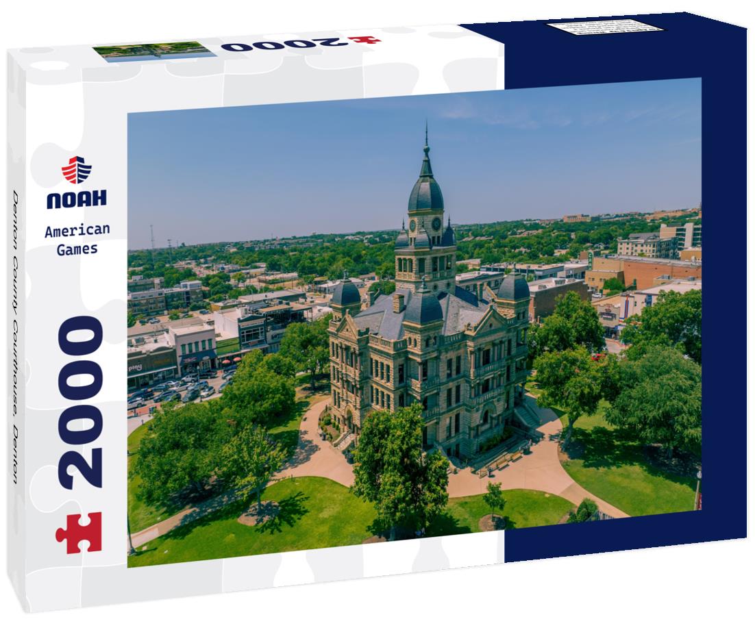 Noah Jigsaw Puzzle Denton County Courthouse, Denton 2000 pieces