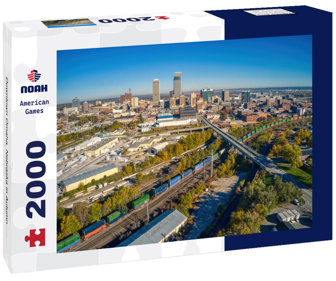 Noah Jigsaw Puzzle Downtown Omaha, Nebraska in Autumn 2000 pieces