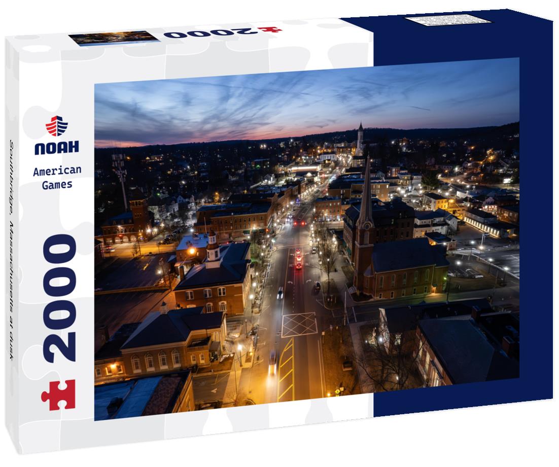 Noah Jigsaw Puzzle Southbridge, Massachusetts at dusk 2000 pieces