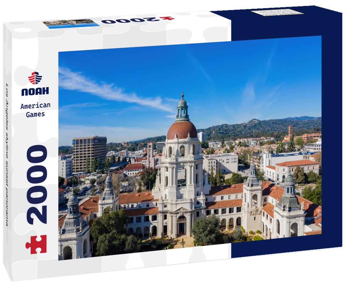 Noah Jigsaw Puzzle Los Angeles skyline sunset panorama 2000 pieces