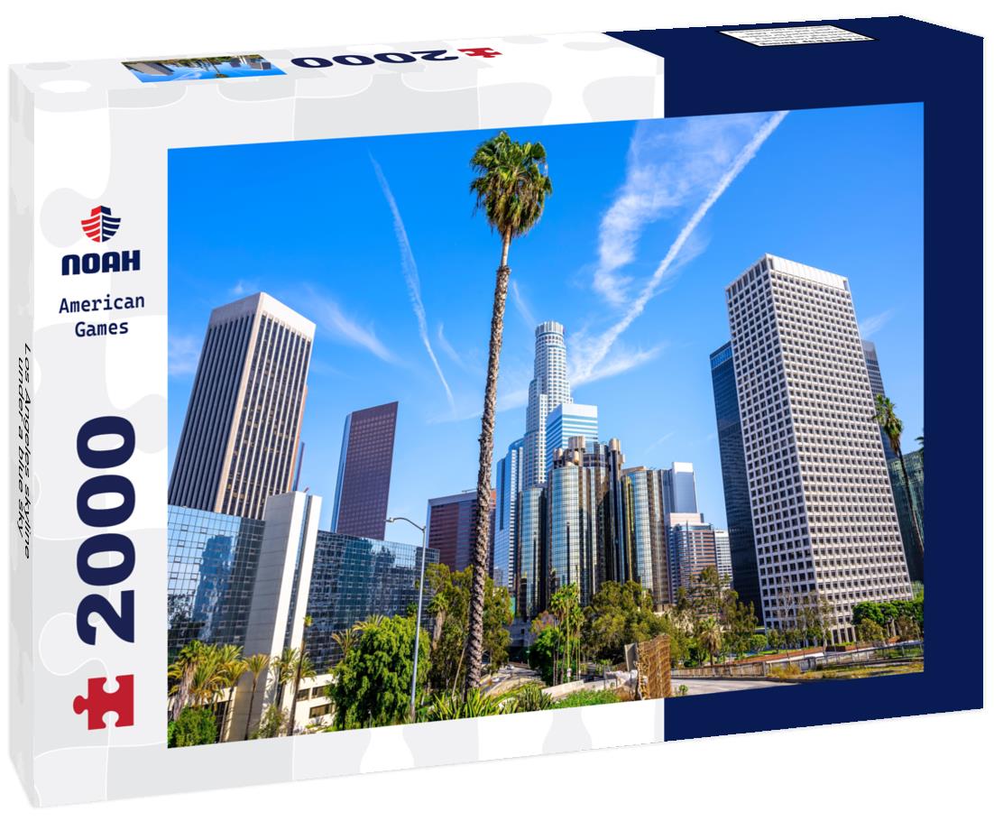 Noah Jigsaw Puzzle Los Angeles skyline under a blue sky 2000 pieces