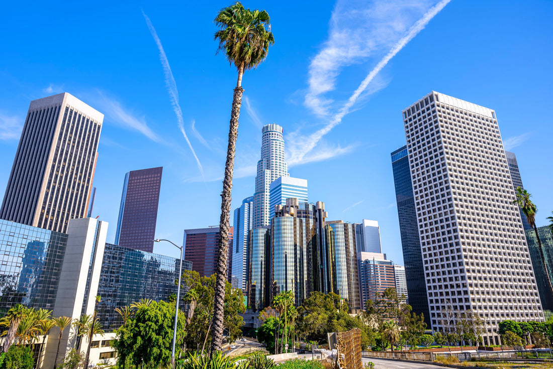 Noah Jigsaw Puzzle Los Angeles skyline under a blue sky 2000 pieces