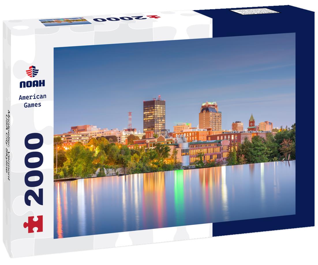 Noah Jigsaw Puzzle Montpelier, Vermont, USA City Skyline 2000 pieces