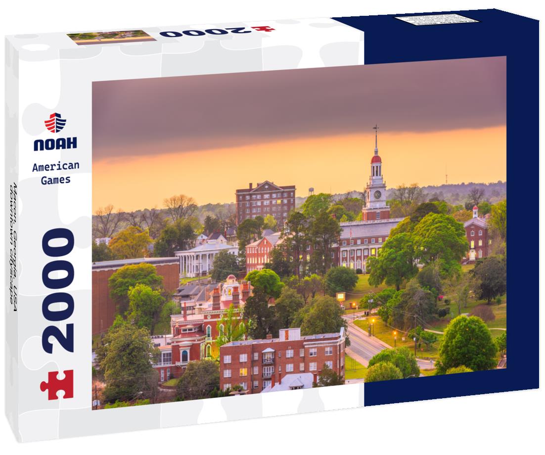 Noah Jigsaw Puzzle Macon, Georgia, USA downtown cityscape 2000 pieces