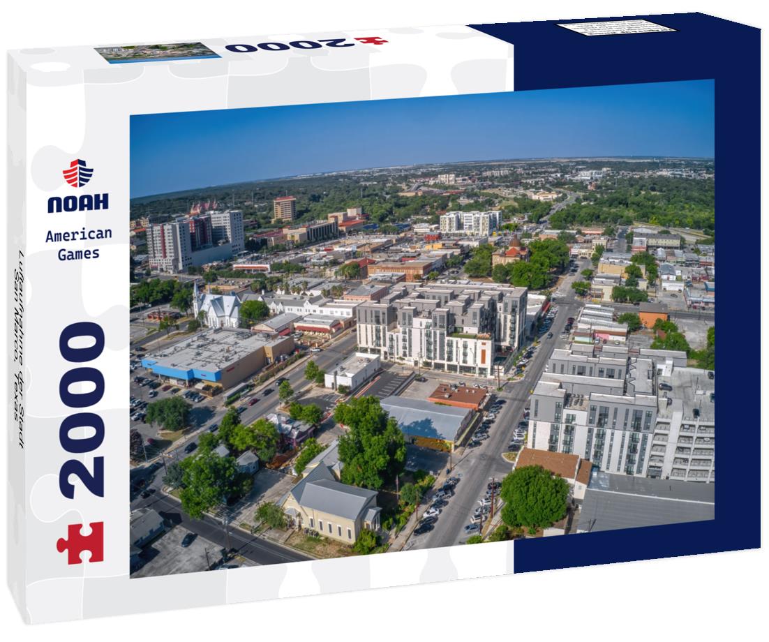 Noah Jigsaw Puzzle Luftaufnahme der Stadt San Marco, Texas 2000 pieces