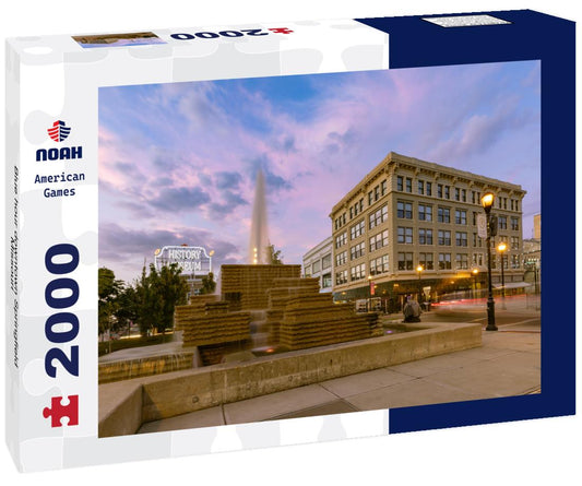 Noah Jigsaw Puzzle Blue hour downtown Springfield, Missouri 2000 pieces