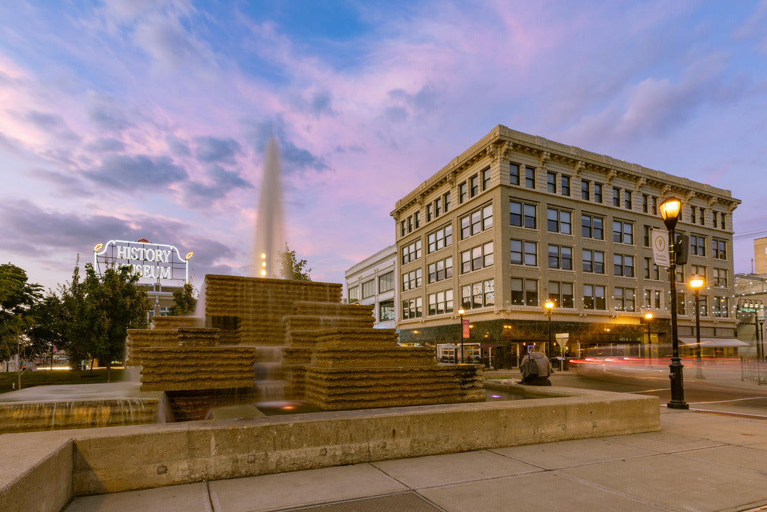 Noah Jigsaw Puzzle Blue hour downtown Springfield, Missouri 2000 pieces