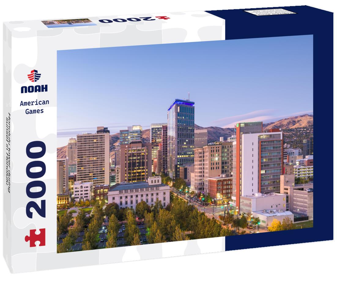 Noah Jigsaw Puzzle Honolulu tower during sunset in Honolulu 2000 pieces