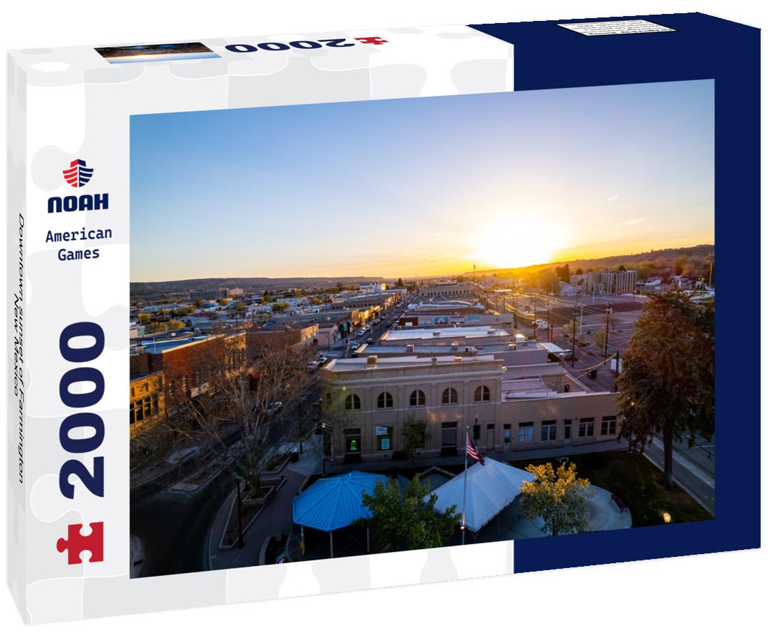 Noah Jigsaw Puzzle Downtown sunset of Farmington New Mexico 2000 pieces