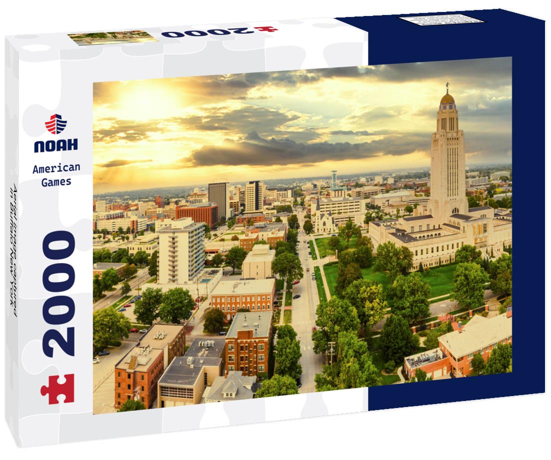 Noah Jigsaw Puzzle Aerial image captured in Buffalo New York 2000 pieces