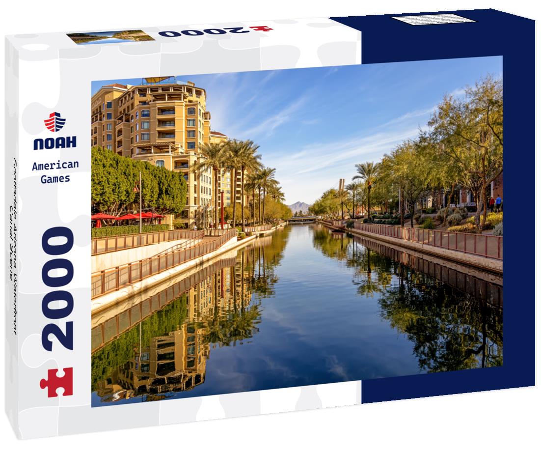Noah Jigsaw Puzzle Scottsdale Arizona Waterfront Canal Scene 2000 pieces