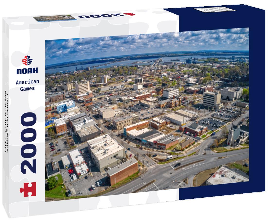 Noah Jigsaw Puzzle Luftbild von Decatur, Alabama im Frühling 2000 pieces