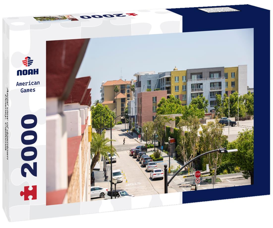 Noah Jigsaw Puzzle Aerial view of downtown Downey, California 2000 pieces
