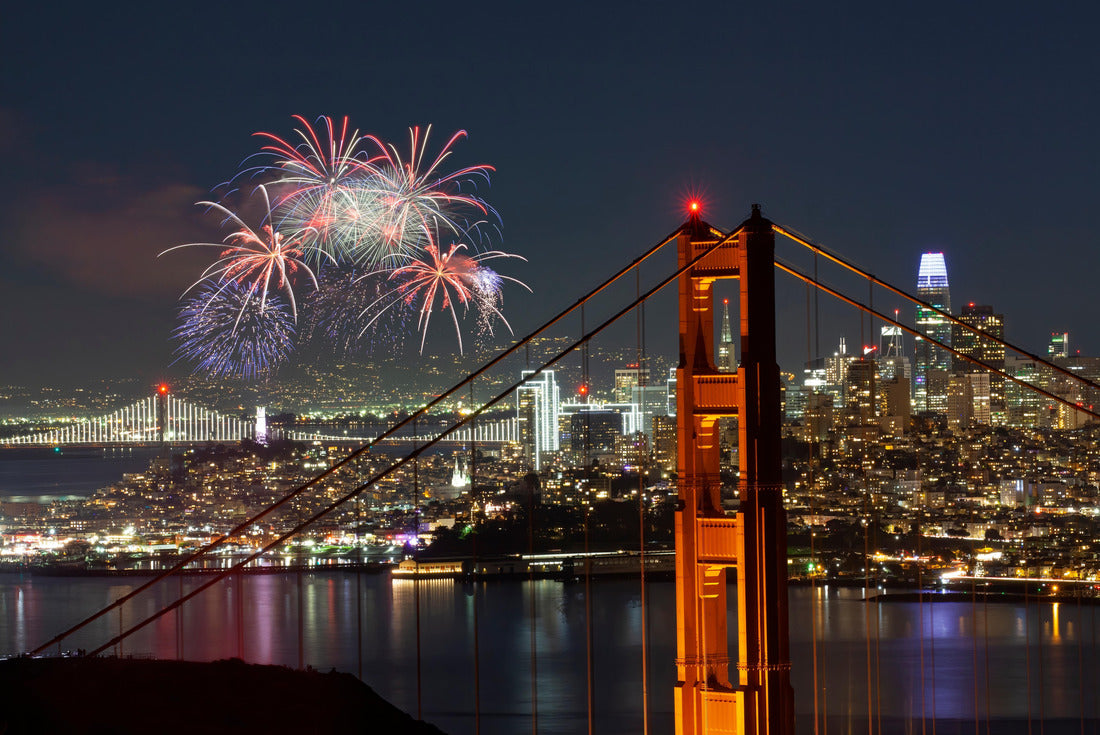 Noah Jigsaw Puzzle Golden gate Bridge at Night, San Francisco 2000 pieces